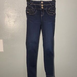 Stylish Dark Blue Girl's Jeans